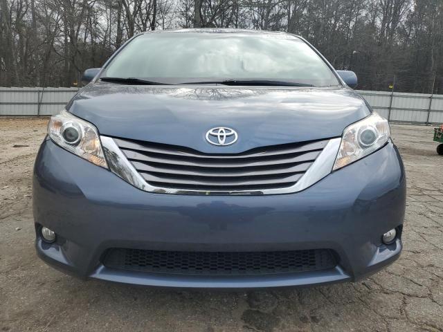 5TDYK3DC0FS666901 - 2015 TOYOTA SIENNA XLE BLUE photo 5