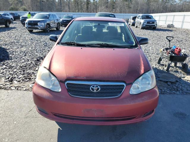 2T1BR32E95C355559 - 2005 TOYOTA COROLLA CE RED photo 5