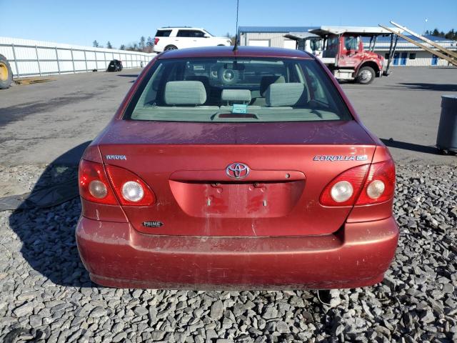 2T1BR32E95C355559 - 2005 TOYOTA COROLLA CE RED photo 6