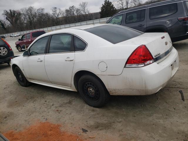 2G1WD5EM6A1135358 - 2010 CHEVROLET IMPALA POLICE WHITE photo 2