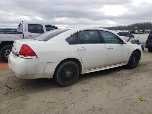 2G1WD5EM6A1135358 - 2010 CHEVROLET IMPALA POLICE WHITE photo 3