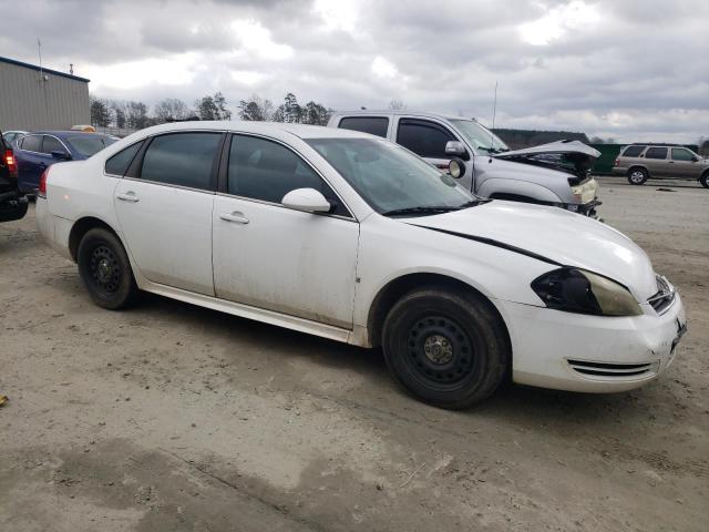 2G1WD5EM6A1135358 - 2010 CHEVROLET IMPALA POLICE WHITE photo 4