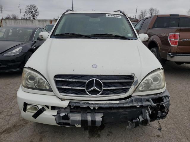 4JGAB54EX2A359821 - 2002 MERCEDES-BENZ ML 320 WHITE photo 5