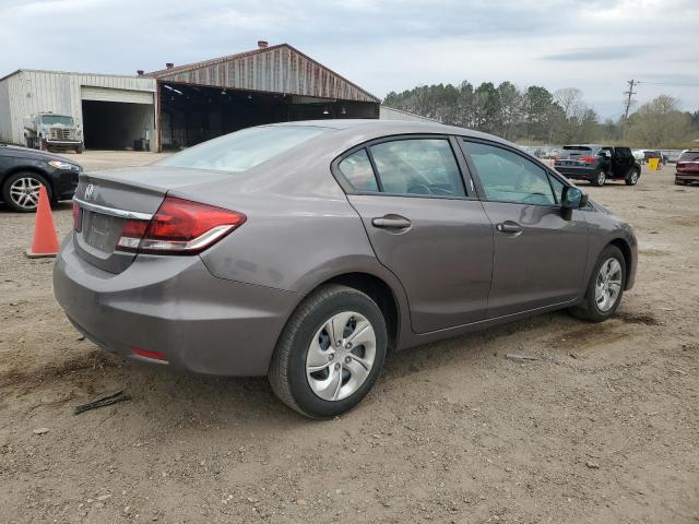 19XFB2F57EE067583 - 2014 HONDA CIVIC LX BROWN photo 3