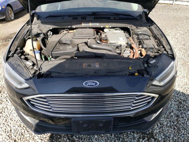 3FA6P0SU3HR163703 - 2017 FORD FUSION TITANIUM PHEV BLACK photo 11