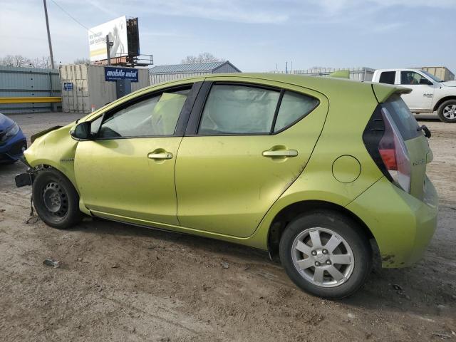 JTDKDTB33F1109710 - 2015 TOYOTA PRIUS C GREEN photo 2