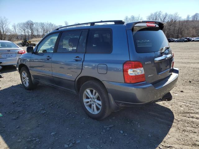 JTEEW21A870035348 - 2007 TOYOTA HIGHLANDER HYBRID GRAY photo 2