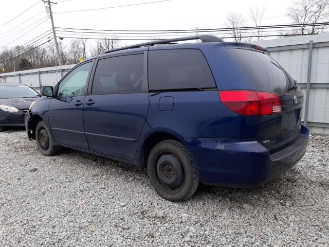 5TDZA23C05S273739 - 2005 TOYOTA SIENNA CE BLUE photo 2