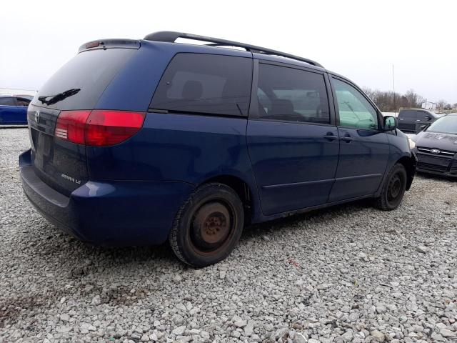 5TDZA23C05S273739 - 2005 TOYOTA SIENNA CE BLUE photo 3