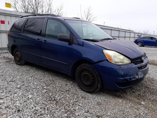 5TDZA23C05S273739 - 2005 TOYOTA SIENNA CE BLUE photo 4