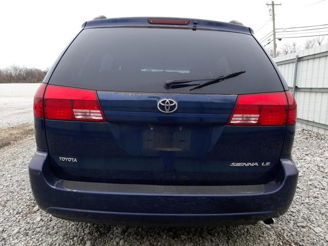 5TDZA23C05S273739 - 2005 TOYOTA SIENNA CE BLUE photo 6