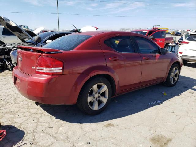 1B3LC56B89N502458 - 2009 DODGE AVENGER SXT RED photo 3