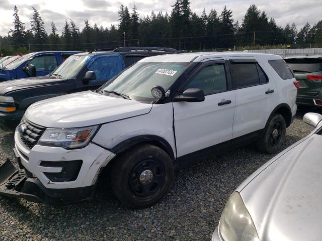 1FM5K8AR2GGA29038 - 2016 FORD EXPLORER POLICE INTERCEPTOR WHITE photo 1