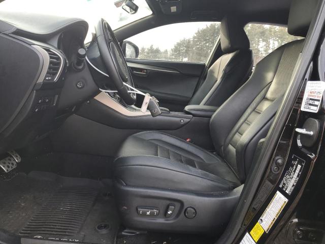 JTJSARBZ2M2203016 - 2021 LEXUS NX 300 BASE შავი ფოტო 7