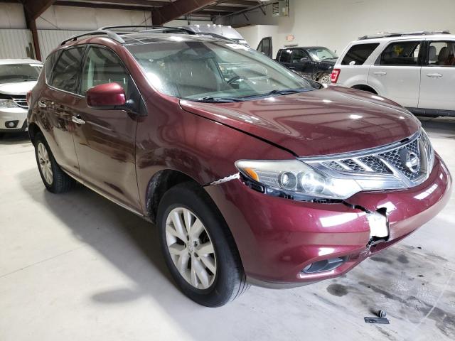 JN8AZ1MW8CW206073 - 2012 NISSAN MURANO S BURGUNDY photo 4