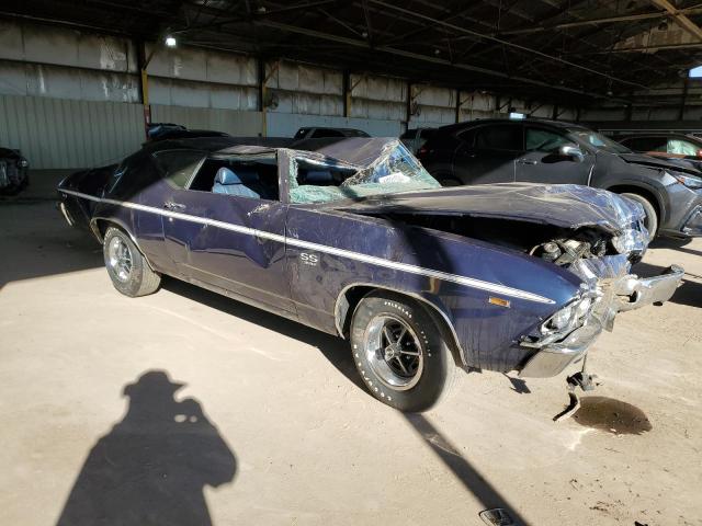 136379K349310 - 1969 CHEVROLET CHEVELL SS BLUE photo 4