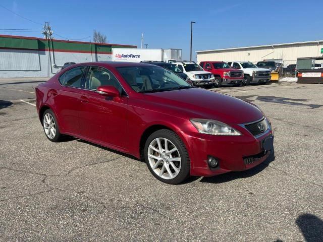 JTHCF5C21C5055567 - 2012 LEXUS IS 250 RED photo 1