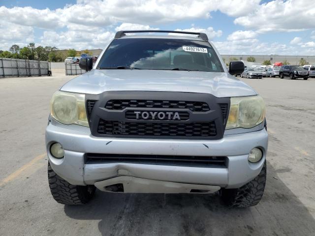 5TEJU62N08Z536155 - 2008 TOYOTA TACOMA DOUBLE CAB PRERUNNER SILVER photo 5