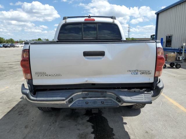 5TEJU62N08Z536155 - 2008 TOYOTA TACOMA DOUBLE CAB PRERUNNER SILVER photo 6