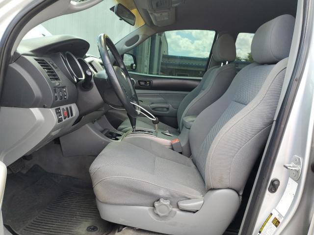 5TEJU62N08Z536155 - 2008 TOYOTA TACOMA DOUBLE CAB PRERUNNER SILVER photo 7