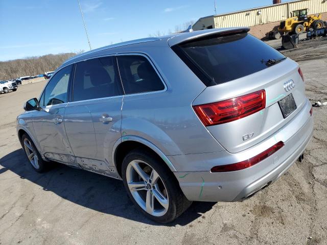 WA1VAAF73KD001498 - 2019 AUDI Q7 PRESTIGE ვერცხლისფერი ფოტო 2