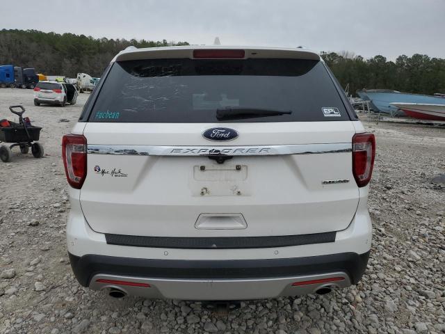 1FM5K7F84GGC48951 - 2016 FORD EXPLORER LIMITED WHITE photo 6