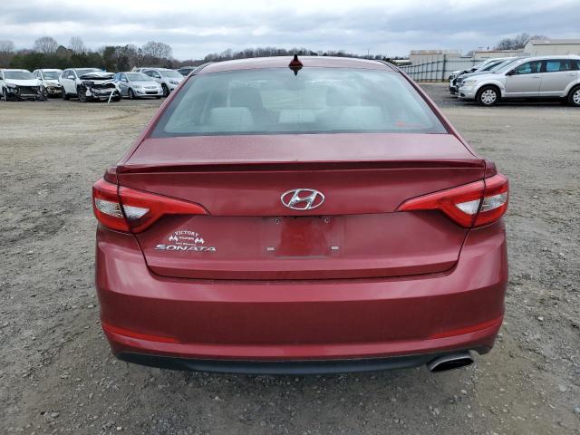 5NPE24AFXGH307540 - 2016 HYUNDAI SONATA SE BURGUNDY photo 6