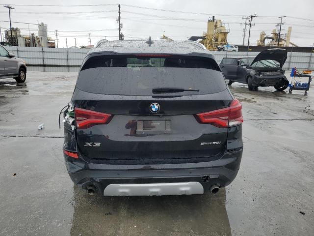 5UXTR7C56KLE88313 - 2019 BMW X3 SDRIVE30I BLACK photo 6