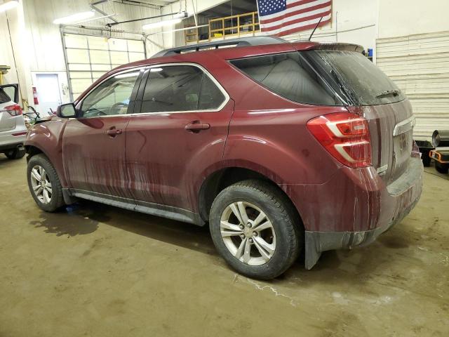 2GNFLFEK6G6315540 - 2016 CHEVROLET EQUINOX LT RED photo 2