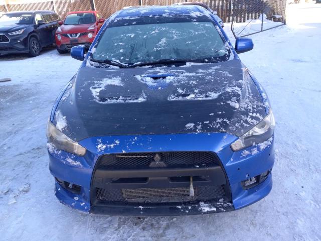 JA32W6FV4AU033962 - 2010 MITSUBISHI LANCER EVOLUTION SE BLUE photo 5