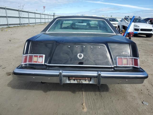 7A93H608211 - 1977 MERCURY COUGAR BLACK photo 6