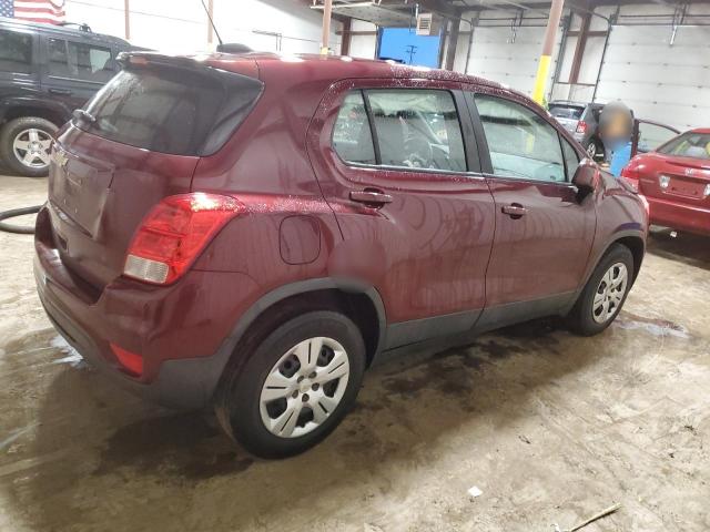 3GNCJKSB0HL227764 - 2017 CHEVROLET TRAX LS RED photo 3