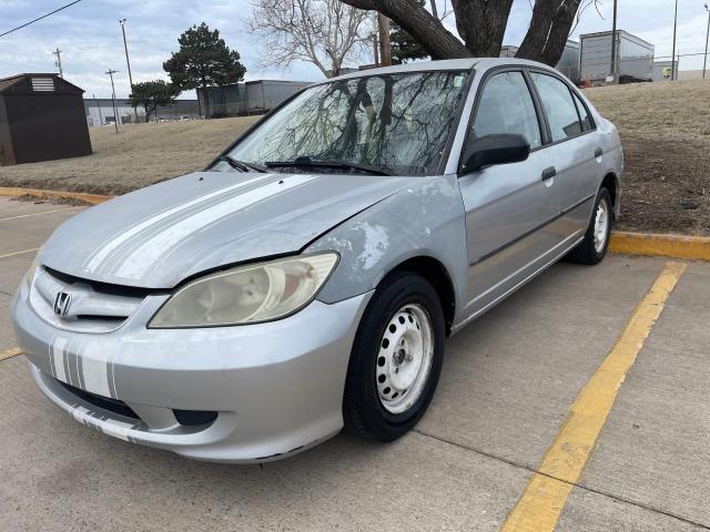 2HGES16384H628897 - 2004 HONDA CIVIC DX VP SILVER photo 2