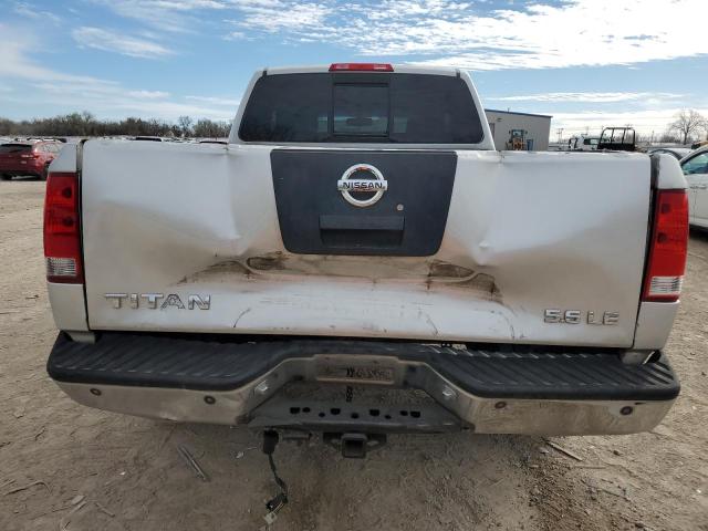 1N6AA06A66N574967 - 2006 NISSAN TITAN XE SILVER photo 6