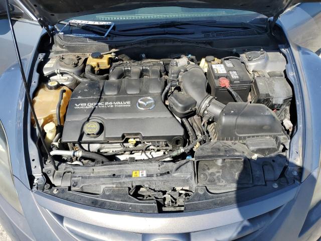 1YVHZ8CB1A5M01415 - 2010 MAZDA 6 S GRAY photo 11