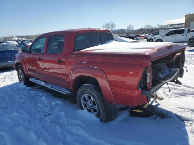5TFJU4GN3BX004166 - 2011 TOYOTA TACOMA DOUBLE CAB PRERUNNER RED photo 2
