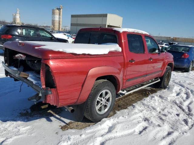 5TFJU4GN3BX004166 - 2011 TOYOTA TACOMA DOUBLE CAB PRERUNNER RED photo 3