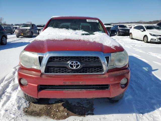 5TFJU4GN3BX004166 - 2011 TOYOTA TACOMA DOUBLE CAB PRERUNNER RED photo 5