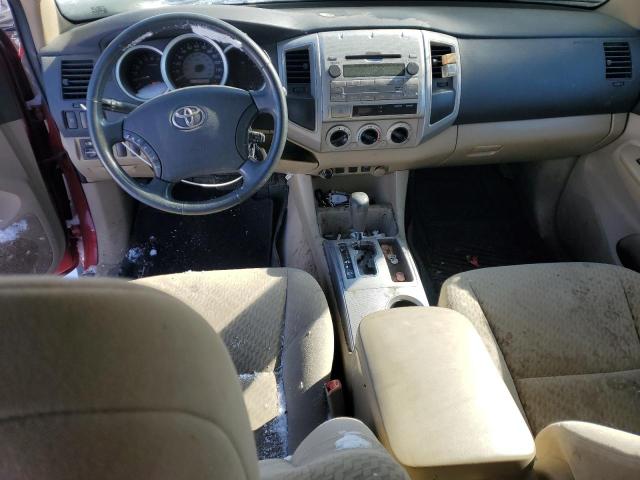 5TFJU4GN3BX004166 - 2011 TOYOTA TACOMA DOUBLE CAB PRERUNNER RED photo 8