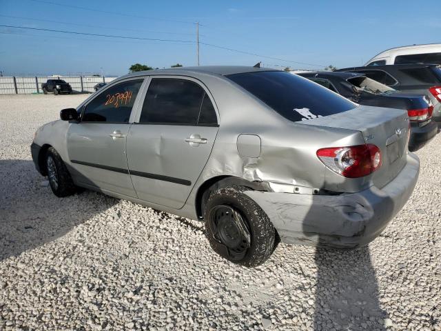 JTDBR32E842037901 - 2004 TOYOTA COROLLA CE SILVER photo 2