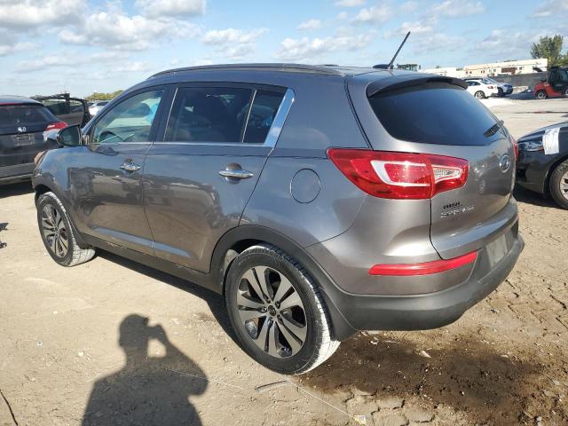 KNDPC3A20B7020296 - 2011 KIA SPORTAGE EX GRAY photo 2