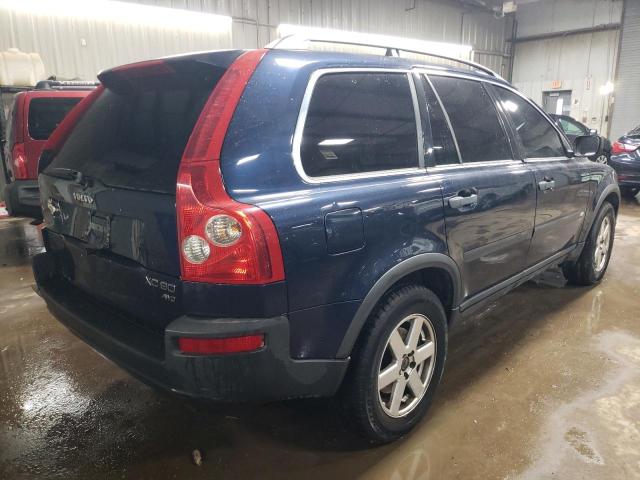 YV1CZ59H741081940 - 2004 VOLVO XC90 BLUE photo 3