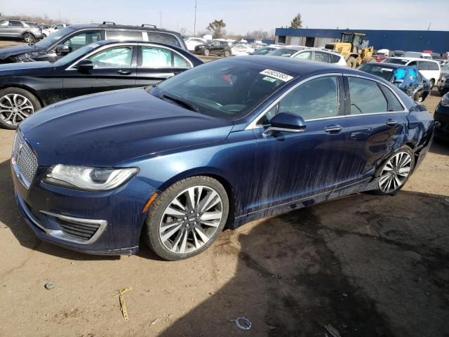 3LN6L5F90HR618964 - 2017 LINCOLN MKZ RESERVE BLUE photo 1