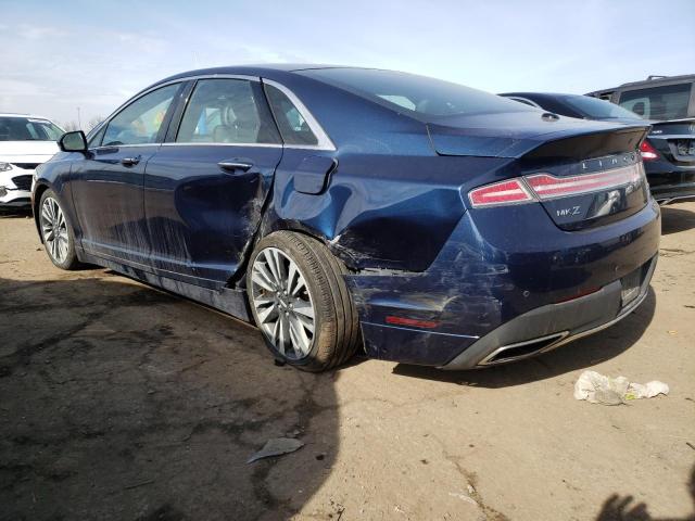 3LN6L5F90HR618964 - 2017 LINCOLN MKZ RESERVE ლურჯი ფოტო 2