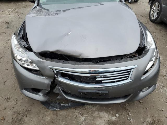 JN1CV6AR0DM358361 - 2013 INFINITI G37 SILVER photo 11