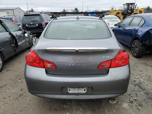 JN1CV6AR0DM358361 - 2013 INFINITI G37 SILVER photo 6