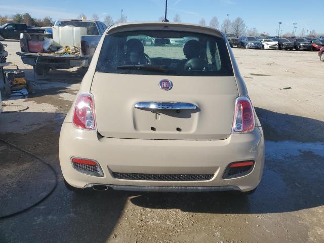 3C3CFFBR3CT379145 - 2012 FIAT 500 SPORT TAN photo 6