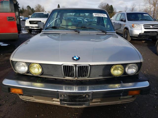 WBADK8309J9713236 - 1988 BMW 528 E AUTOMATIC BEIGE photo 5