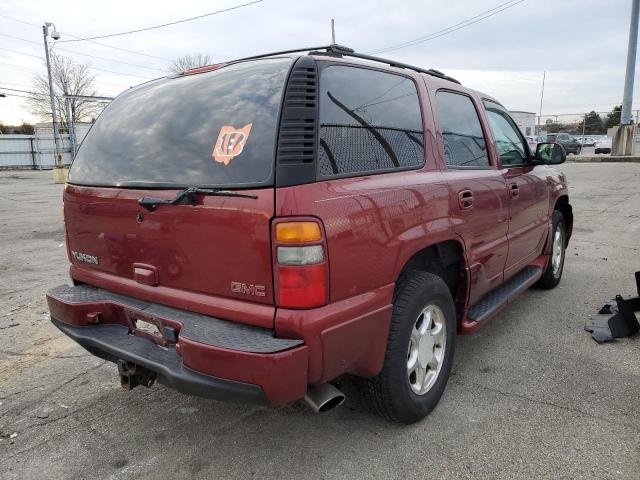 1GKEK63U72J160167 - 2002 GMC DENALI BURGUNDY photo 3