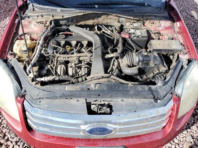 3FAHP07Z48R240737 - 2008 FORD FUSION SE RED photo 11